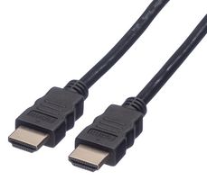 ROLINE 11.04.5542 音频/视频电缆组件, HDMI A插头, HDMI A插头, 6.6 ft, 2 m, 黑色