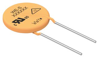 WURTH ELEKTRONIK 820522711 TVS压敏电阻, 275 V, 350 V, WE-VD, 710 V, 片状 20mm, 金属氧化物压敏变阻器 (MOV)