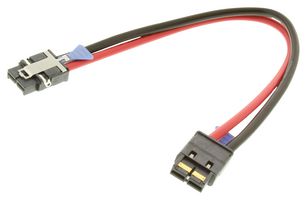 TE CONNECTIVITY 2304883-1 Cable Assembly, Short Pull Tab, 10AWG, Vertical, Elcon Mini Plug to Elcon Mini Plug, 9.9 ", 250 mm
