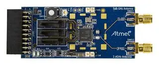 MICROCHIP ATREB215-XPRO-A Daughter Board, AT86RF215 Radio Transceiver, Sub-1GHz/2.4GHz, For Xplained PRO