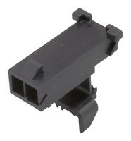 MOLEX 200875-0002 连接器外壳, 黑色, Micro-Fit TPA 200875 Series, 插头, 2 路, 3 mm, Molex Micro-Fit 43031 系列公压接端子