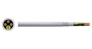 MULTICOMP PRO PP001572 Multicore Cable, CY Flexible Control, YSLYCY, VDE, Screened, 5 Core, 2.5 mm², 164 ft, 50 m