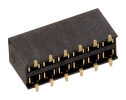 WURTH ELEKTRONIK 61004021821 PCB插座, 板至板, 2.54 mm, 2 排, 40 触点, 表面安装