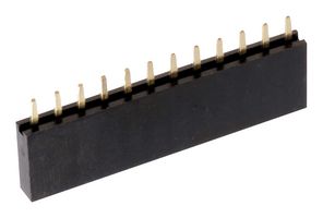 WURTH ELEKTRONIK 61302011821 PCB Receptacle, Board-to-Board, 2.54 mm, 1 Rows, 20 Contacts, Through Hole Mount