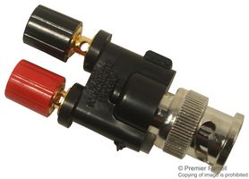 POMONA 3296. 连接器适配器, 接线柱, 2 路, BNC 同轴, 1 路, 插头
