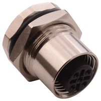 NORCOMP 859-005-203R004 传感器连接器, VULCON Series, M12, 母, 5路, 焊接插座, 直形面板安装