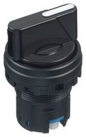 IDEC HW1S-33T Switch Actuator, Spring Return, Idec HW Series 3 Position Selector Switches, IP65, NEMA 4X
