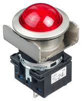IDEC LB6MP-2T04R 发光二极管指示器 面板安装, 红色, 24 V, 18.2 mm, IP65