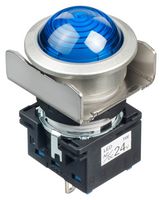 IDEC LB6MP-2T04S 发光二极管指示器 面板安装, 蓝色, 24 V, 18.2 mm, IP65