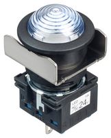 IDEC LB6P-2T04PW 发光二极管指示器 面板安装, 白色, 24 V, 18.2 mm, IP65