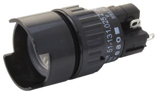 EAO 51-281.0252 工业按钮开关, 51 Series, 16.2 mm, SPST-常开, SPST-常闭, 维护, 正方形