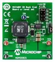 MICROCHIP ADM00821 Evaluation Board, MIC4684 DC/DC Buck Converter, Step Down, 2A, 4V - 30V Input, Level Sel