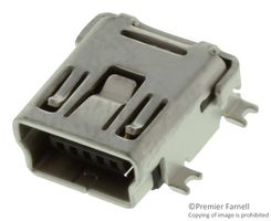 MILL-MAX 897-43-005-00-100001 . 连接器, USB, 小型USB B, USB 2.0, 插座, 5 路, 表面安装, 直角型