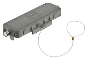 HARTING 09300245436 Dust Cap / Cover, Protection Cover, Harting Han B Series Heavy Duty Connectors, Metal Body, Han B