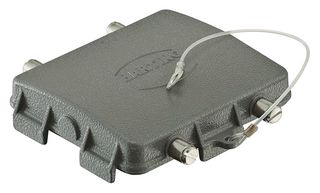 HARTING 09300325425 Dust Cap / Cover, Protection Cover, Harting Han B Series Heavy Duty Connectors, Metal Body, Han B