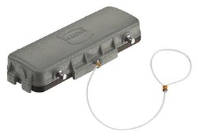 HARTING 09300245442 Dust Cap / Cover, Protection Cover, Harting Han B Series Heavy Duty Connectors, Metal Body, Han B