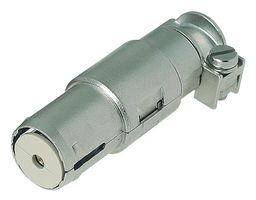 HARTING 09150013123 重载型连接器, Han E Coax, 插入件, 1触芯, 插座, 压接槽-无触芯