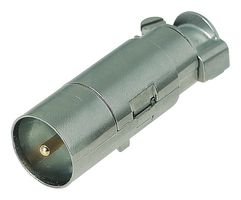HARTING 09150013023 Heavy Duty Connector, Han E Coax, Insert, 1 Contact, Plug, Crimp Pin - Contacts Not Supplied