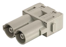 HARTING 09140022647 Heavy Duty Connector, Han-Modular, Insert, 2 Contacts, Plug, Screw Pin