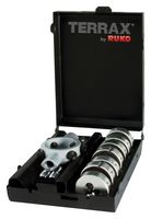 RUKO A245014 攻螺纹套件, 钢盒, 8件