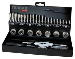 RUKO A245013 Thread Cutting Kit, Steel Case, 31 Piece