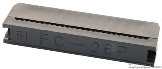 MULTICOMP PRO MC-254-26-00-00-IDC IDC连接器, IDC插座, 母, 2.54 mm, 2排, 26 触点, 电缆安装