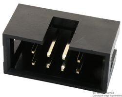 MULTICOMP PRO MC-254-08-00-ST-DIP 引脚针座, 线至板, 2.54 mm, 2 排, 8 触点, 通孔安装