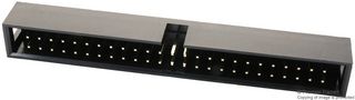MULTICOMP PRO MC-254-50-00-ST-DIP Pin Header, Wire-to-Board, 2.54 mm, 2 Rows, 50 Contacts, Through Hole