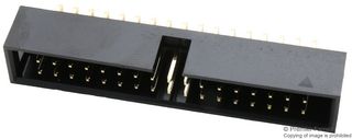MULTICOMP PRO MC-254-34-00-RA-DIP Pin Header, Wire-to-Board, 2.54 mm, 2 Rows, 34 Contacts, Through Hole Right Angle, MC 254