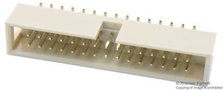MULTICOMP PRO MC-254-26-00-ST-SMD Pin Header, Wire-to-Board, 2.54 mm, 2 Rows, 26 Contacts, Surface Mount Straight