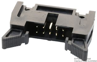 MULTICOMP PRO MC-254-10-SL-ST-DIP Pin Header, Wire-to-Board, 2.54 mm, 2 Rows, 10 Contacts, Through Hole