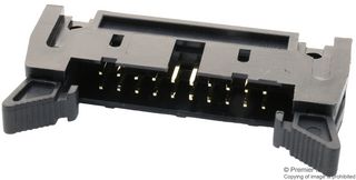 MULTICOMP PRO MC-254-20-SL-ST-DIP 引脚针座, 线至板, 2.54 mm, 2 排, 20 触点, 通孔直型