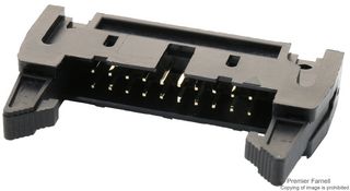 MULTICOMP PRO MC-254-20-LL-ST-DIP 引脚针座, 线至板, 2.54 mm, 2 排, 20 触点, 通孔直型