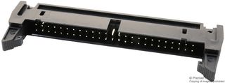 MULTICOMP PRO MC-254-50-LL-ST-DIP 引脚针座, 线至板, 2.54 mm, 2 排, 50 触点, 通孔直型