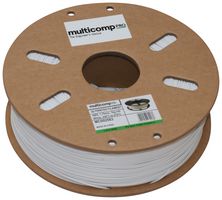 MULTICOMP PRO MC002563 3D打印机细丝, 1.75mm直径, 白色, ABS, 1 kg