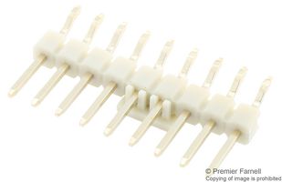 MULTICOMP PRO 2211R-09G-SM-CR Pin Header, Right Angle, With Cap, Board-to-Board, 2.54 mm, 1 Rows, 9 Contacts
