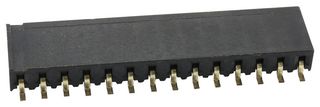 MULTICOMP PRO 2212BR-12G-SM-TR PCB Receptacle, Board-to-Board, 2.54 mm, 1 Rows, 12 Contacts, Surface Mount Right Angle