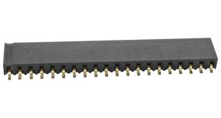 MULTICOMP PRO 2212BR-20G-SM-TR PCB插座, 板至板, 2.54 mm, 1 排, 20 触点, 表面安装直角