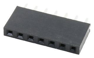 MULTICOMP PRO 2212S-07SG-85 PCB插座, 板至板, 2.54 mm, 1 排, 7 触点, 通孔安装