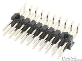 MULTICOMP PRO 2213R-20G-SM-7576APR Pin Header, Right Angle, Board-to-Board, 2.54 mm, 2 Rows, 20 Contacts, Surface Mount Right Angle