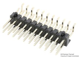 MULTICOMP PRO 2213R-22G-SM-7576APR 引脚针座, 直角, 板至板, 2.54 mm, 2 排, 22 触点, 表面安装直角