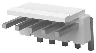TE CONNECTIVITY 647676-5 引脚针座, 线至板, 3.96 mm, 1 排, 5 触点, 通孔直型, Economy Power