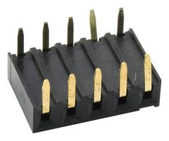 MULTICOMP PRO 2212BR-05G PCB插座, 板至板, 2.54 mm, 1 排, 5 触点, 通孔安装