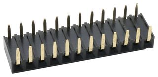 MULTICOMP PRO 2212BR-12G PCB Receptacle, Board-to-Board, 2.54 mm, 1 Rows, 12 Contacts, Through Hole Mount