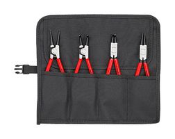 KNIPEX 00 19 56 Plier Set, Circlip, Straight, Angled, 4 Piece
