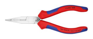 KNIPEX 13 05 160 Plier, Electrician, Chrome Plated, 160 mm Overall Length