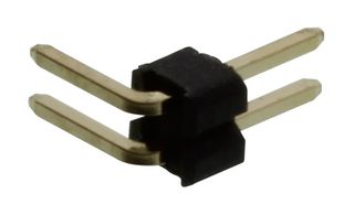 MULTICOMP PRO MC-HRT1-S02-G Pin Header, Right Angle, Board-to-Board, 1.27 mm, 1 Rows, 2 Contacts, Through Hole