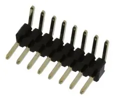 MULTICOMP PRO MC-HRT1-S10-G 引脚针座, 直角, 板至板, 1.27 mm, 1 排, 10 触点, 通孔安装