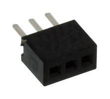 MULTICOMP PRO MC-SVT1-S03-G PCB Receptacle, Board-to-Board, 1.27 mm, 1 Rows, 3 Contacts, Through Hole Mount