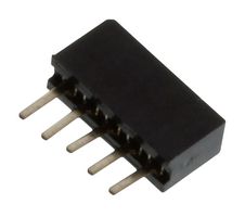 MULTICOMP PRO MC-SVT1-S05-G PCB插座, 板至板, 1.27 mm, 1 排, 5 触点, 通孔安装